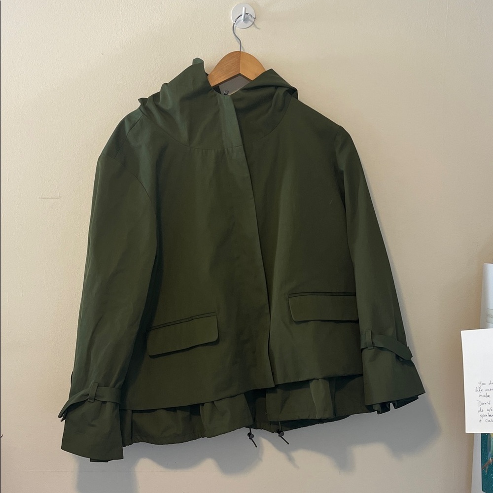 LOFT Dark Green Utility Jacket